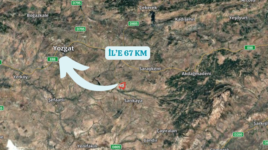YOZGAT SORGUN TUZLACIK KÖYÜNDE 2.100 M² TARLA SATILIKTIR - YOZGAT SORGUN fotoğraf 7